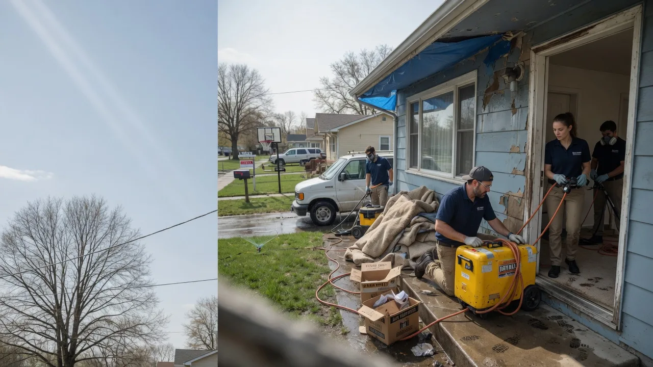 Basement Flood Cleanup in Nine Mile Falls, WA near me